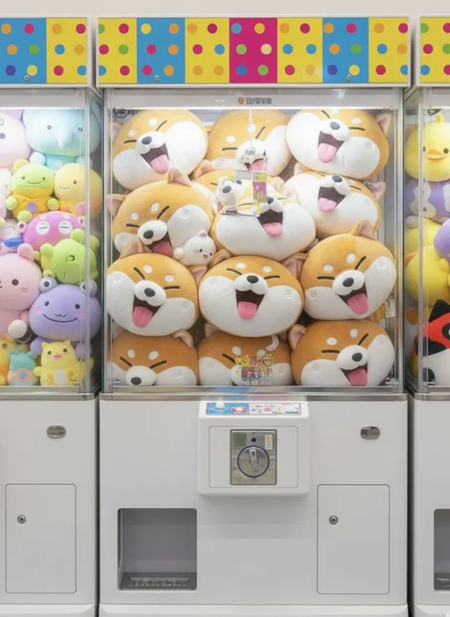 MAI-Image-2.7 edit result: pet in a claw machine